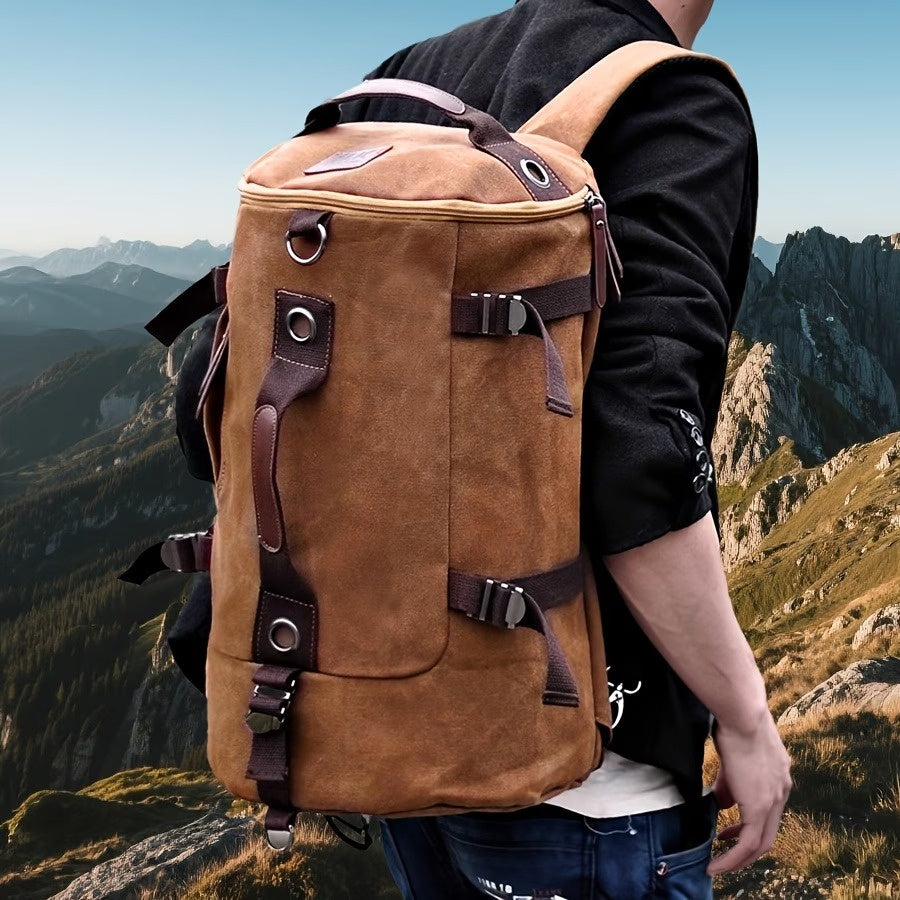 Men’s Convertible Cylindrical Backpack