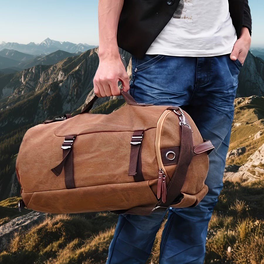 Men’s Convertible Cylindrical Backpack