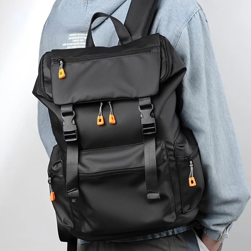Men’s Flap-Top Backpack with Pockets