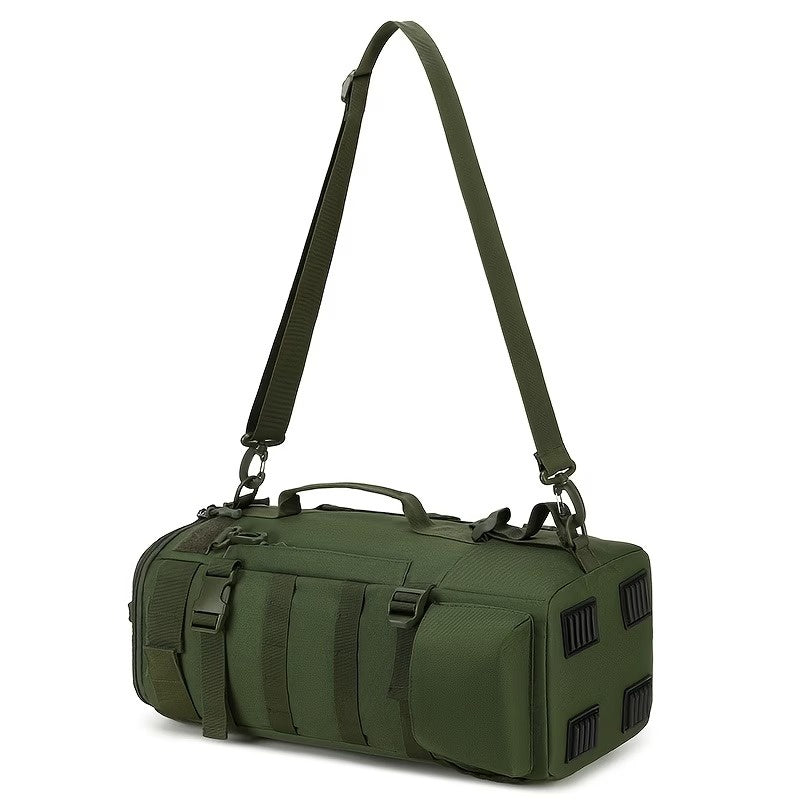 Men’s Multi-Compartment Cylindrical Backpack