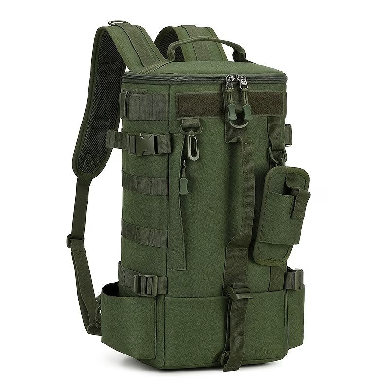 Men’s Multi-Compartment Cylindrical Backpack