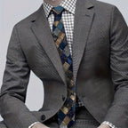 Men’s Patchwork Pattern Necktie