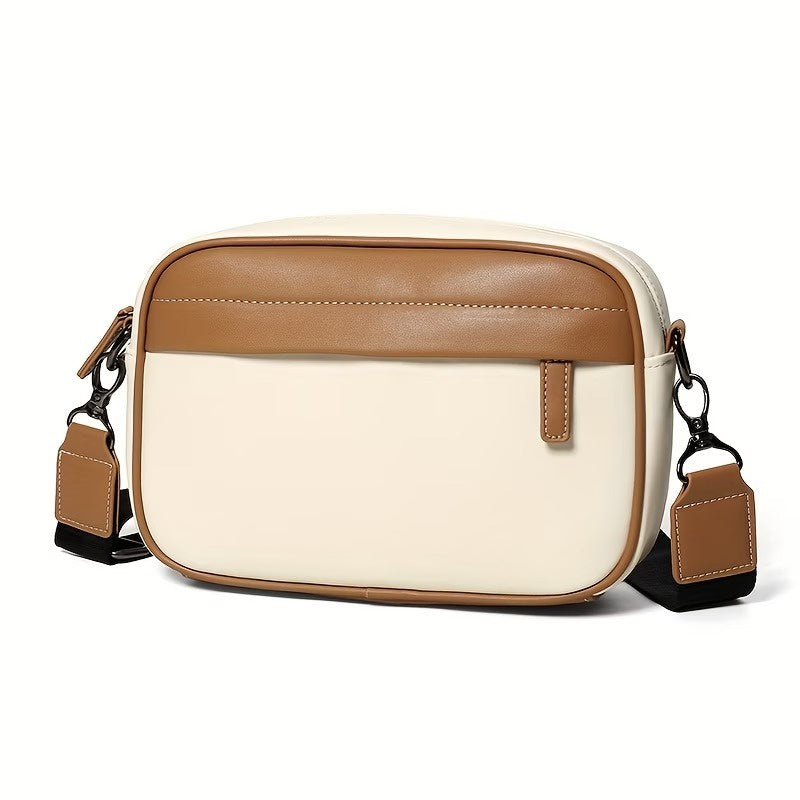 Men’s Two-Tone Sling Bag with Adjustable Strap