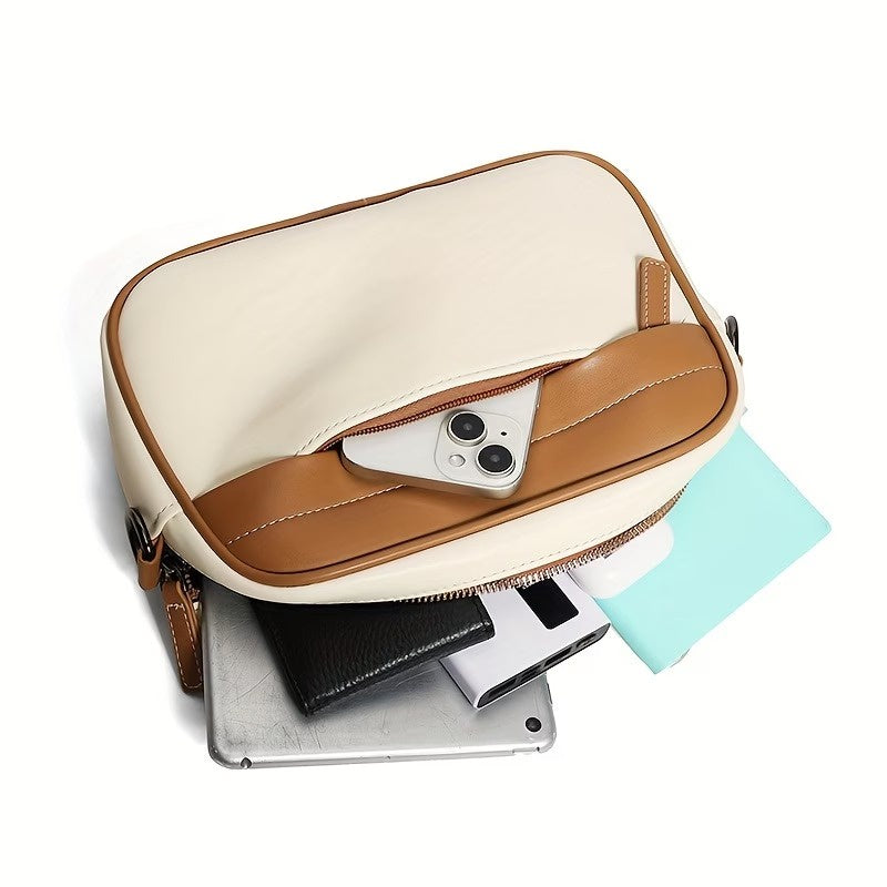 Men’s Two-Tone Sling Bag with Adjustable Strap