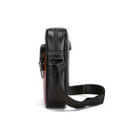 Men’s Two-Tone Sling Bag with Flap Pocket