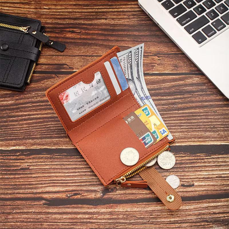 Women’s Bi-Fold Wallet with Multiple Compartments