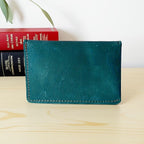 Women’s Credit Card Holder with Asymmetrical Flap