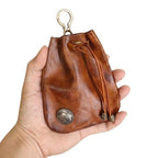 Women’s Drawstring Pouch with Key Ring