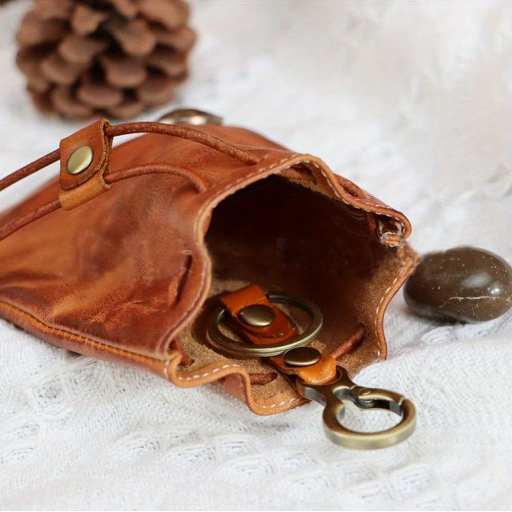 Women’s Drawstring Pouch with Key Ring
