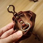 Women’s Drawstring Pouch with Key Ring