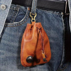Women’s Drawstring Pouch with Key Ring