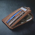 Women’s Slim Wallet with Zippered Compartment